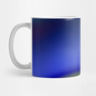 GREEN ORANGE BROWN BLUE TEXTURE ART Mug